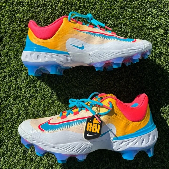 Nike X RBI Nike Alpha Huarache Elite 3 Low MCS Baseball Cleats Size 13